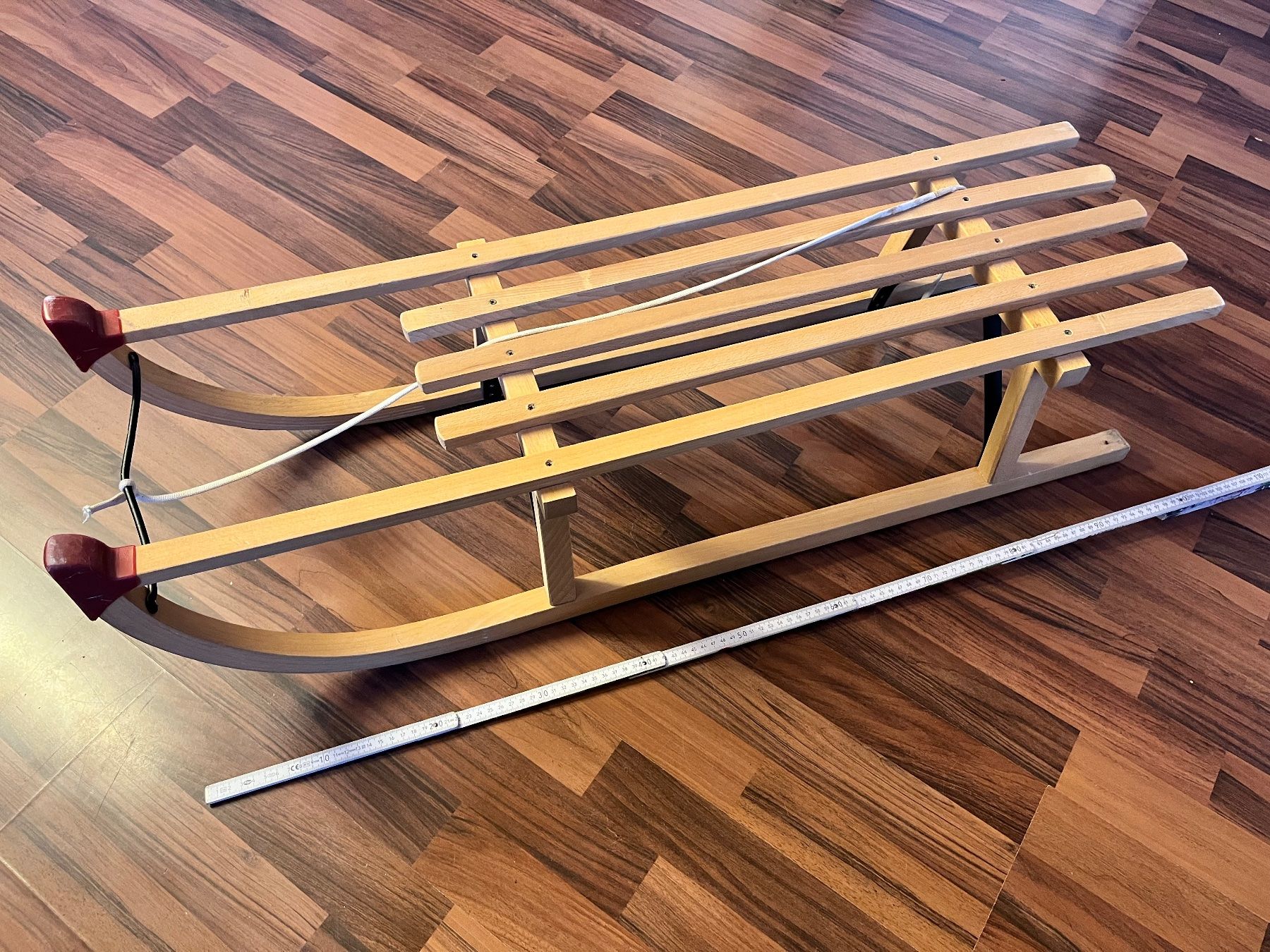 Slitta: Holzschlitten 100cm - Kufen leicht rostig – Usato da Zollikofen venduto da Lukimann