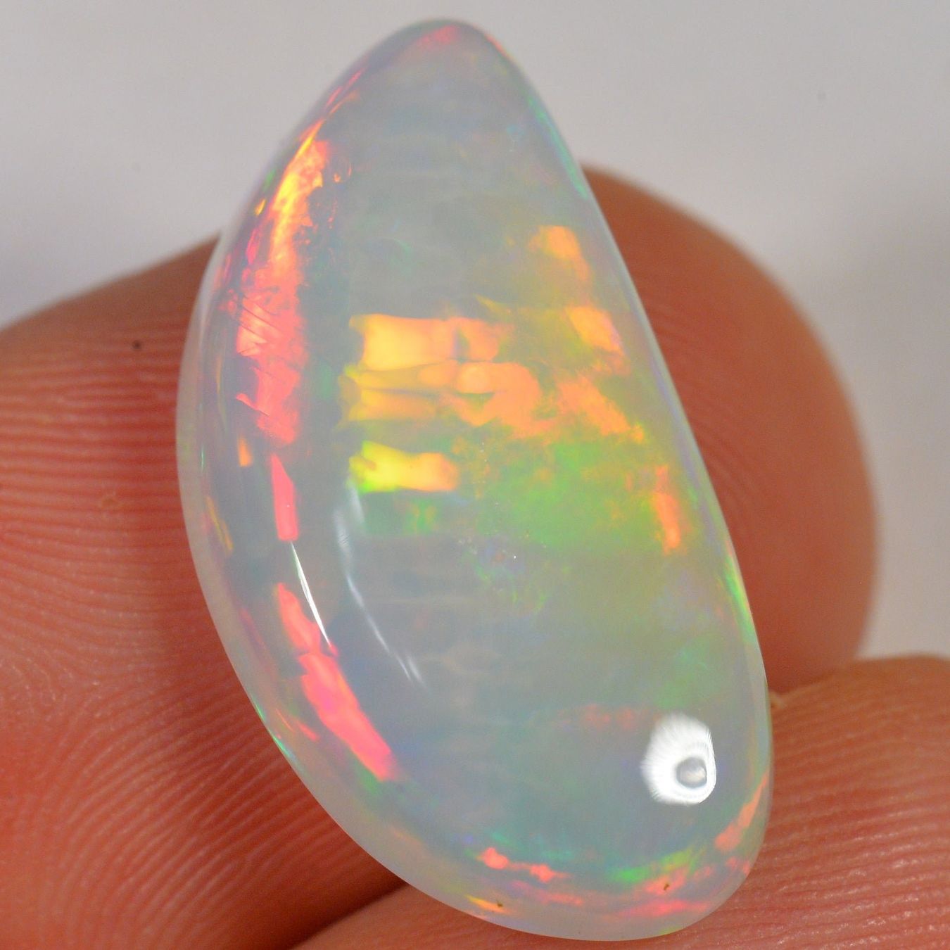 Pietre preziose: 8.3 Karat - Heller Striped Äthiopischer Welo Opal – Nuovo (secondo la descrizione) da Rüti ZH venduto da DeinOpal 2