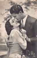 Romantik: Paar, Zärtlichkeit, italienische Karte, dat. 1936