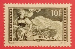 3118F) 179, Gebirgslandschaft Jungfrau feiner Falz Kt. 350.-