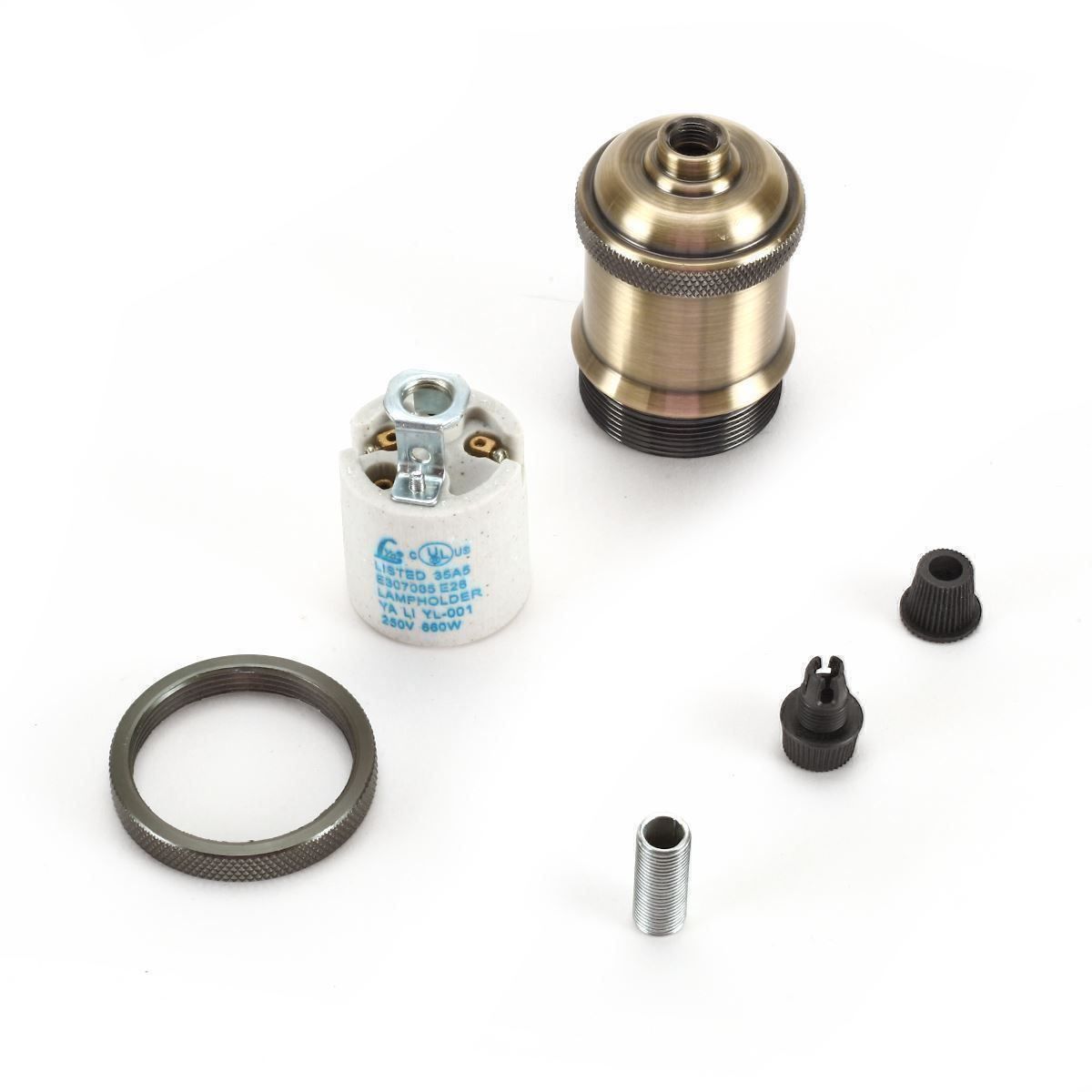 Lampade: Lampenfassung E27 Vintage Solid Halter – Nuovo (secondo la descrizione) da Thun venduto da yesky