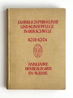 Jahrbuch Kunst & Kunstpflege Schweiz 1921-1924