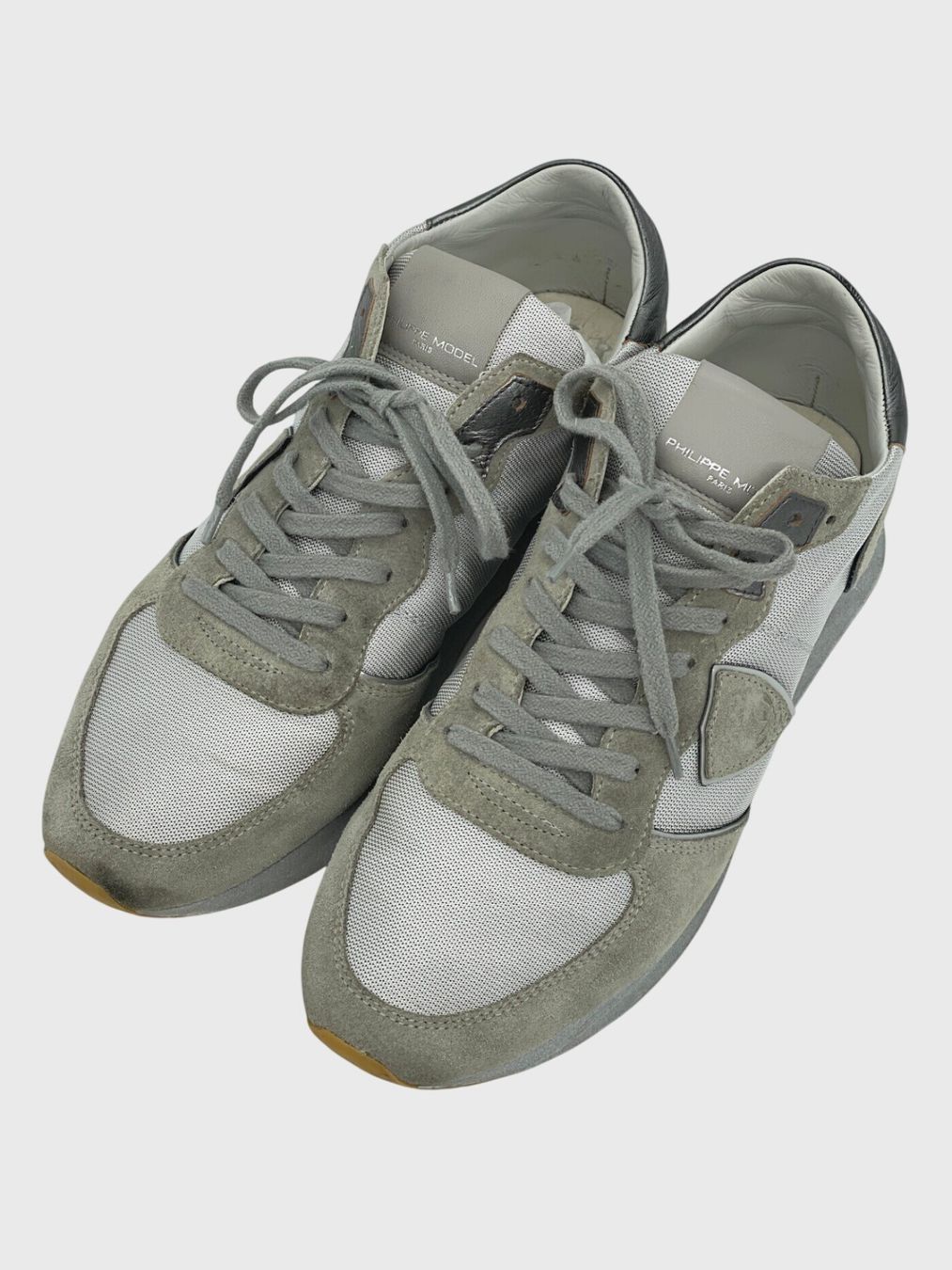 Scarpe da uomo: Philippe Model Tropez Low Top Sneaker EU 41 Grau – Usato da Zürich venduto da shoe_shop 2