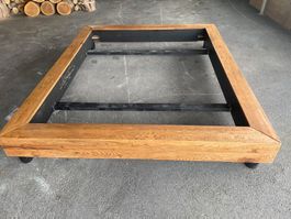 Massivholzbett Holzrahmen 160x200 Aussen 230x190