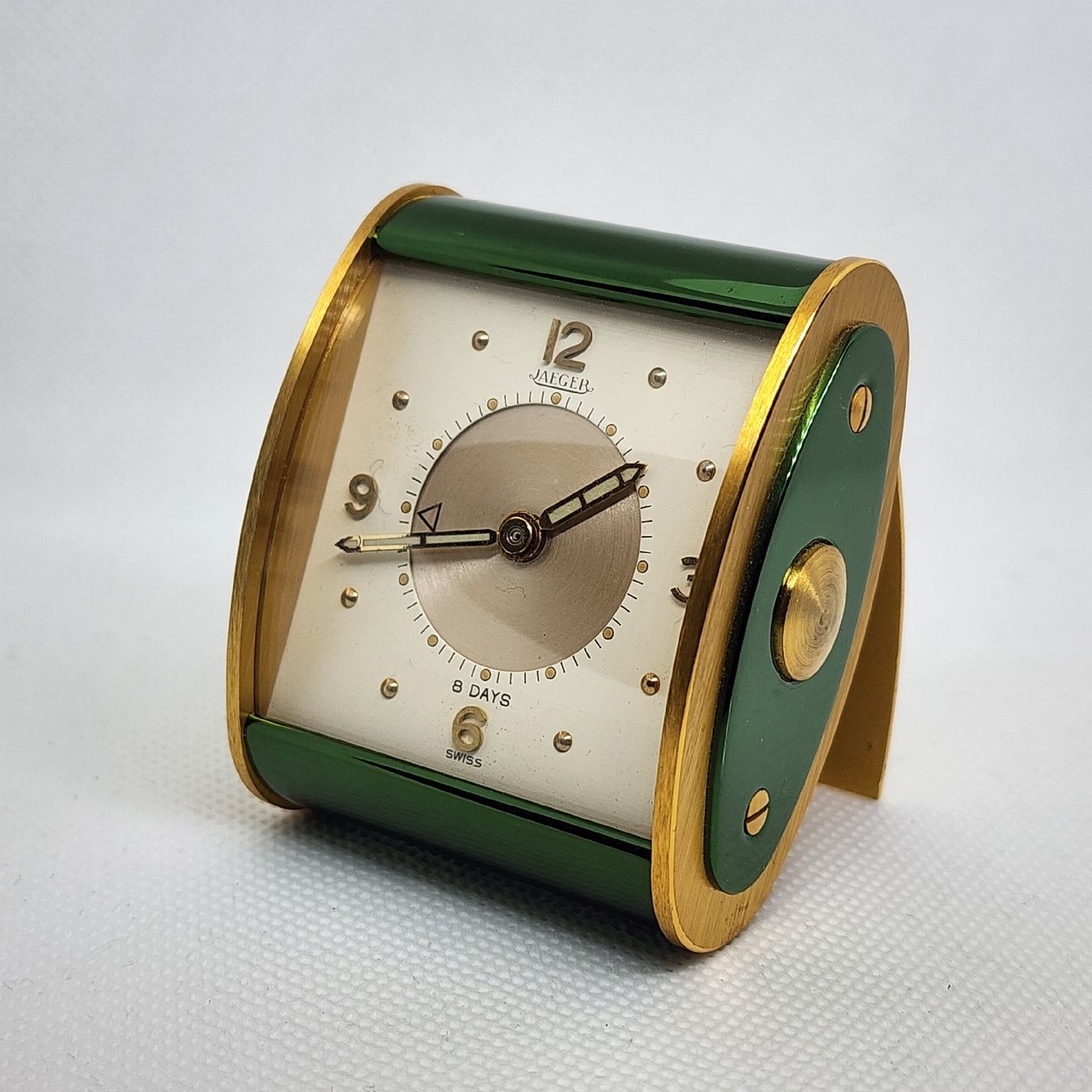 Jaeger-Lecoultre Sveglie: Pendulette de voyage Jaeger – Usato da Vevey venduto da var_5d8n