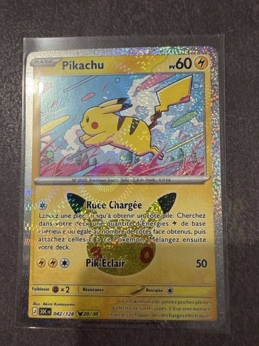Pokémon Carte collezionabili: Pikachu 20/30  – Nuovo (secondo la descrizione) da Pensier venduto da Looping56