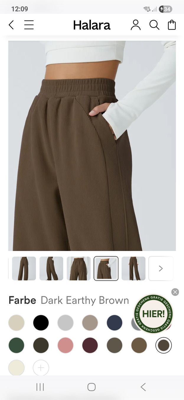 Halara Pantaloni: Halara Hosen gr. M – Nuovo (secondo la descrizione) da Bern venduto da Kolibriiii 1