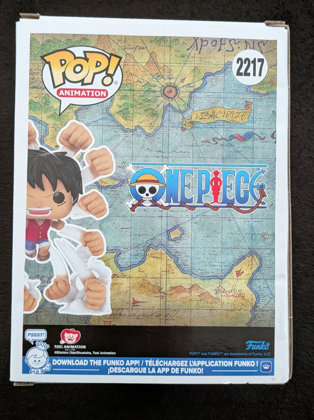 Funko Statuette: Funko Pop! One Piece - Monkey D. Luffy #2217 Super Sized – Nuovo e nell'imballaggio originale da Obfelden venduto da RCO85 2
