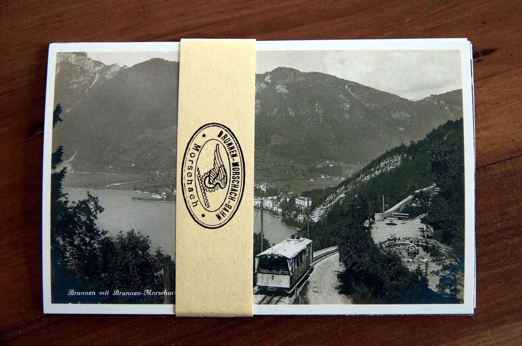 Cartoline postali: Brunnen-Morschach-Bahn - AK-Serie – Usato da Schönenwerd venduto da Steidi