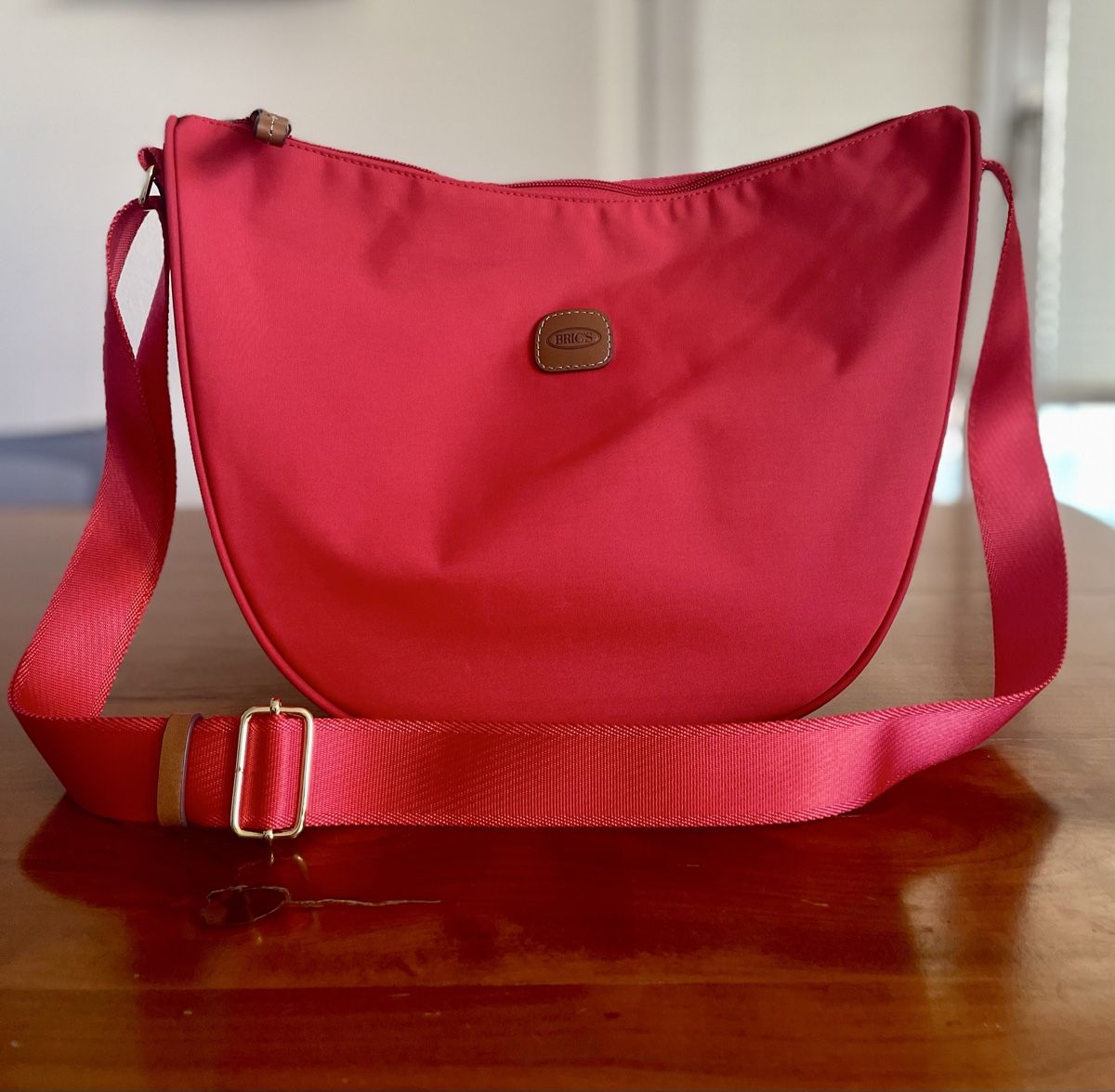 Taschen für Damen: Borsa Bricks rossa X-bag – Gebraucht aus Andermatt von DCC_70