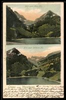 AK Voralpsee, Blick gegen Naus-Alp, Blick gegen Schlawiz-Alp