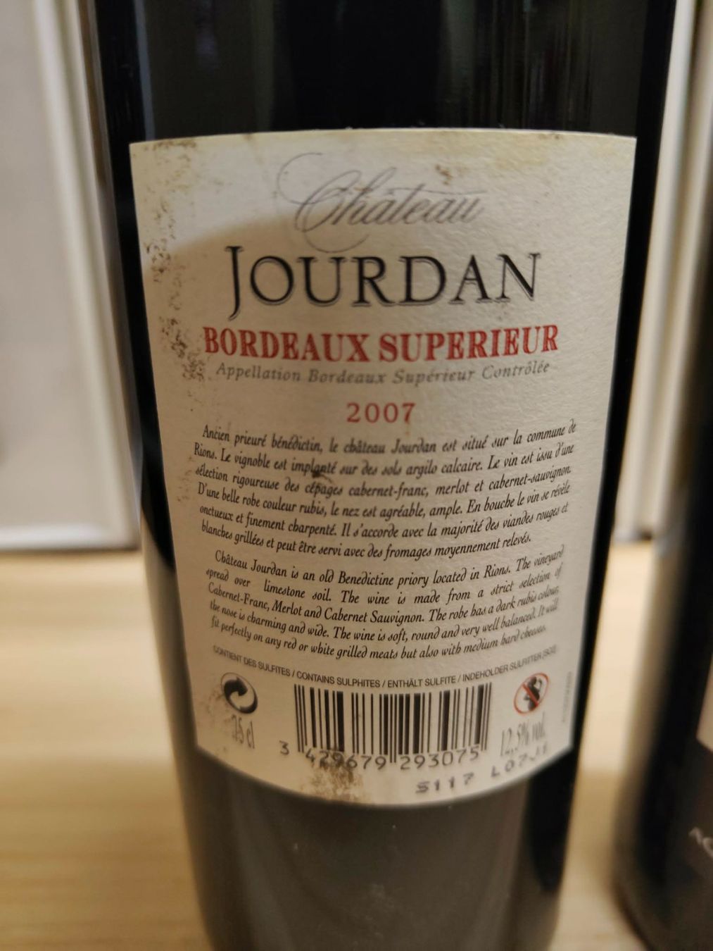 Vino: 2x 2007 CHATEAU JOURDAN – Nuovo e nell'imballaggio originale da Münchenstein venduto da weinundspirituosen 3