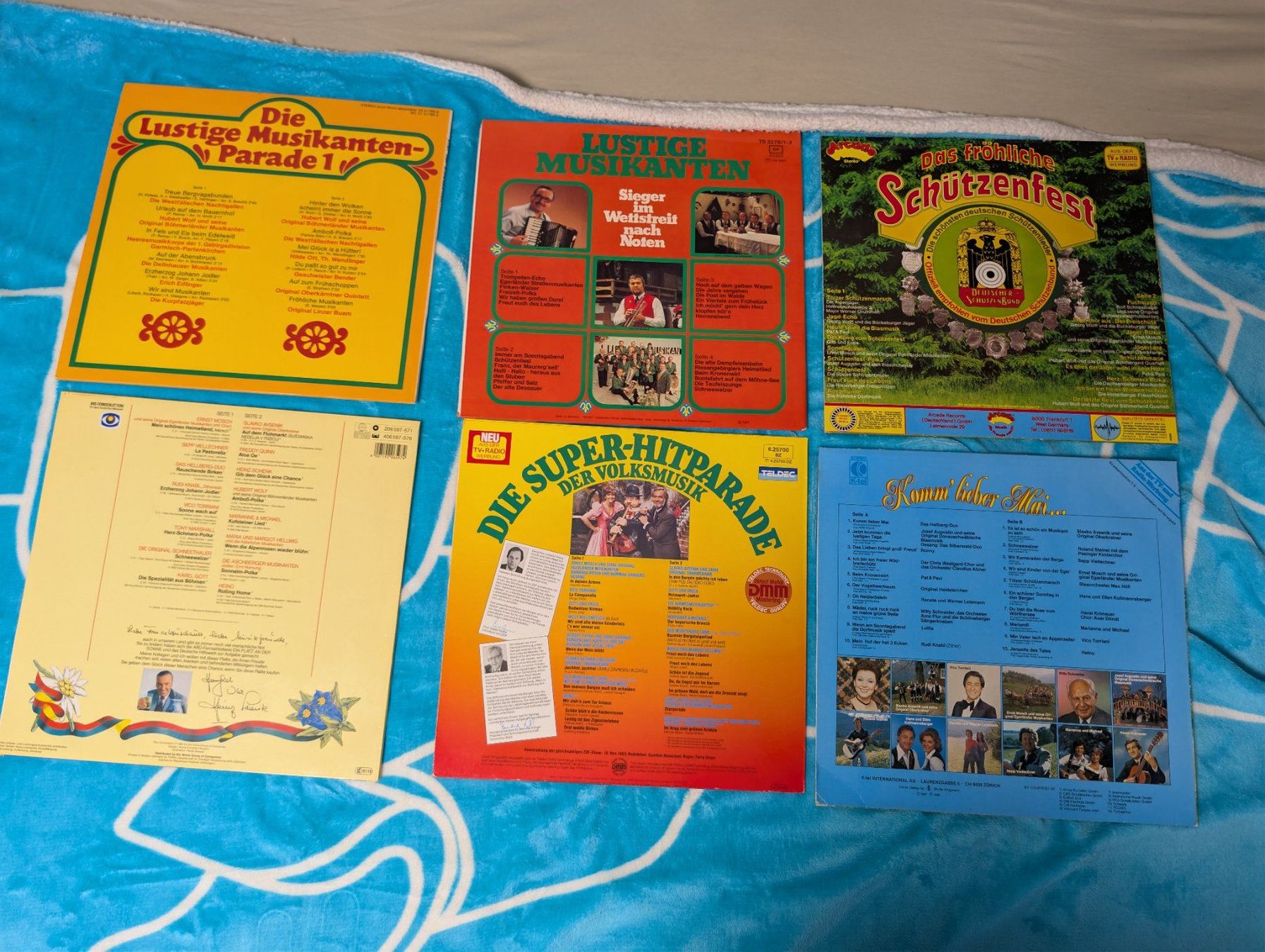 Schallplatten: Lot 15x Volksmusik, Wanderlieder & Schlager LP Vinyl – Gebraucht aus Frauenfeld von Momesz 1