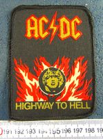 AC/DC "HIGHWAY TO HELL" PATCH AUFNÄHER OHNE LEIM VINTAGE