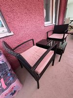 2 x Rattanstühle mit tisch !Top!
