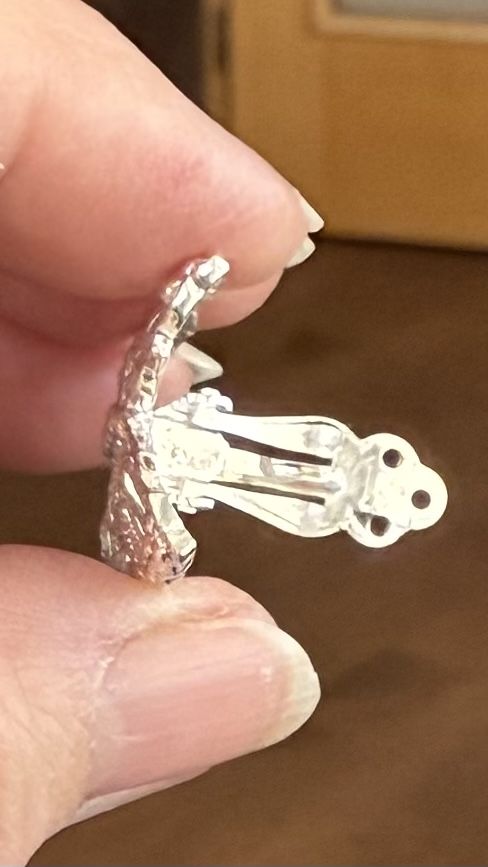 Orecchini pendenti & Orecchini a lobo: Wunderschöne Silber- Ohrclips🦋, Schmetterling – Nuovo e nell'imballaggio originale da Ebikon venduto da elischka 5