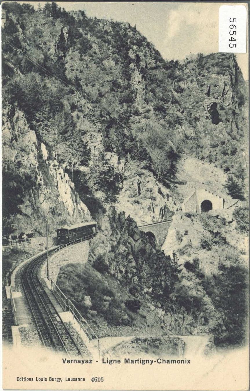 Cartes postales: Vernayaz - Ligne Martigny-Chamonix – D'occasion à Ettingen par Kartenplanet