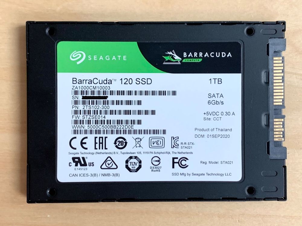 Seagate 1TB BarraCuda 120 (2.5“ SSD) | Kaufen auf Ricardo