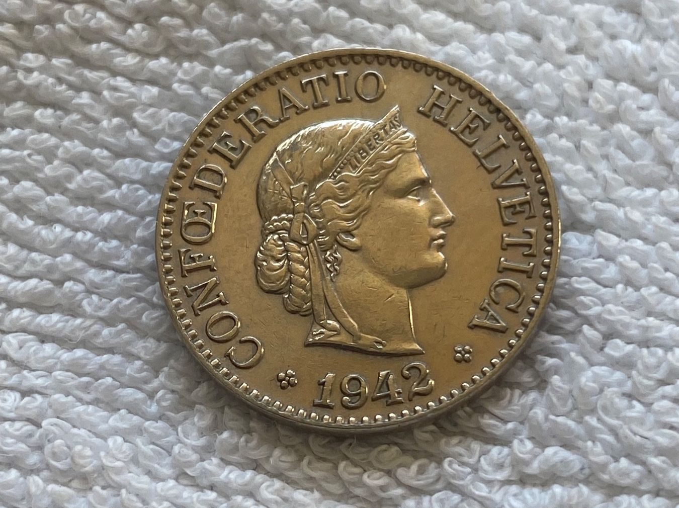 Tutti le monete: 10 centimes/rappen 1942 – Usato da Nyon venduto da Ilmi09