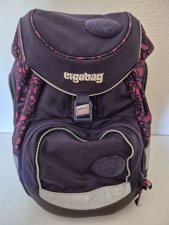 ergobag pack Schulranzen lila pink inkl. Kletties