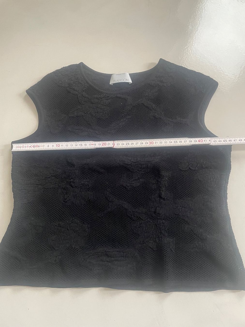 Top: Top Margon -  Seide - Leinen – Usato da Minusio venduto da Pink222 3
