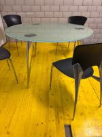 Philippe Starck - Designer Glastisch mit 4 Stühlen