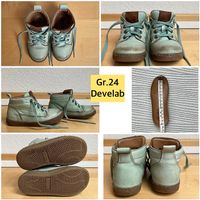Gr.24, Develab Leder Stiefelette mintgrün