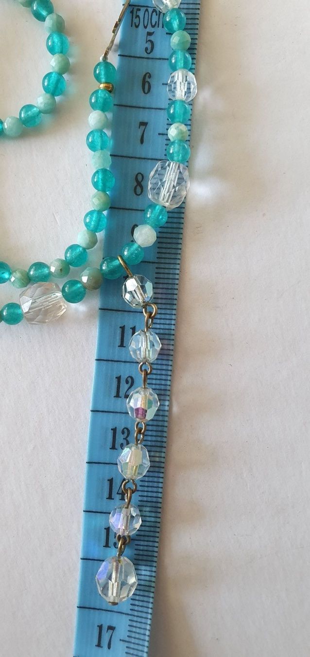 Catenine: Aurora Borealis mit Amazonite und Chrysopras – Nuovo (secondo la descrizione) da Benglen venduto da Meercat3 8