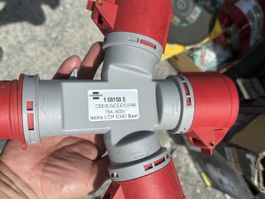 CEE-Steckerverteiler 16A 400V IP44 3-fach rot/grau ⚡️ 57