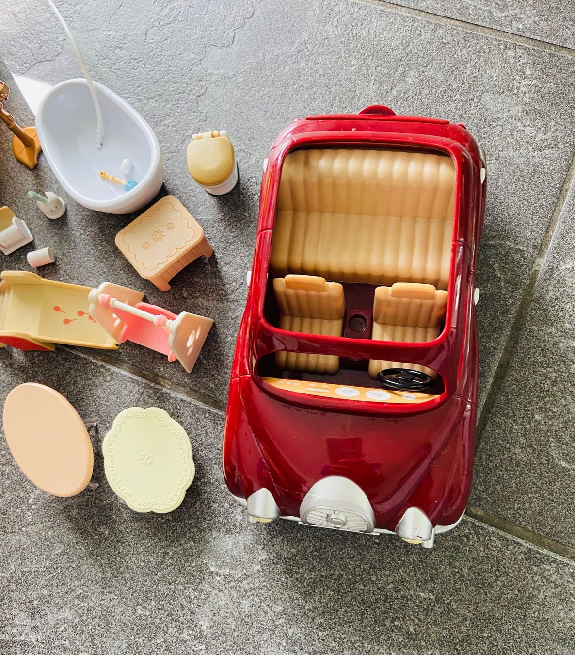 Sylvanian families Case e mobili per bambole: Sylvanian Haus mit Zubehör – Usato da Zürich venduto da Lilabalu65 7