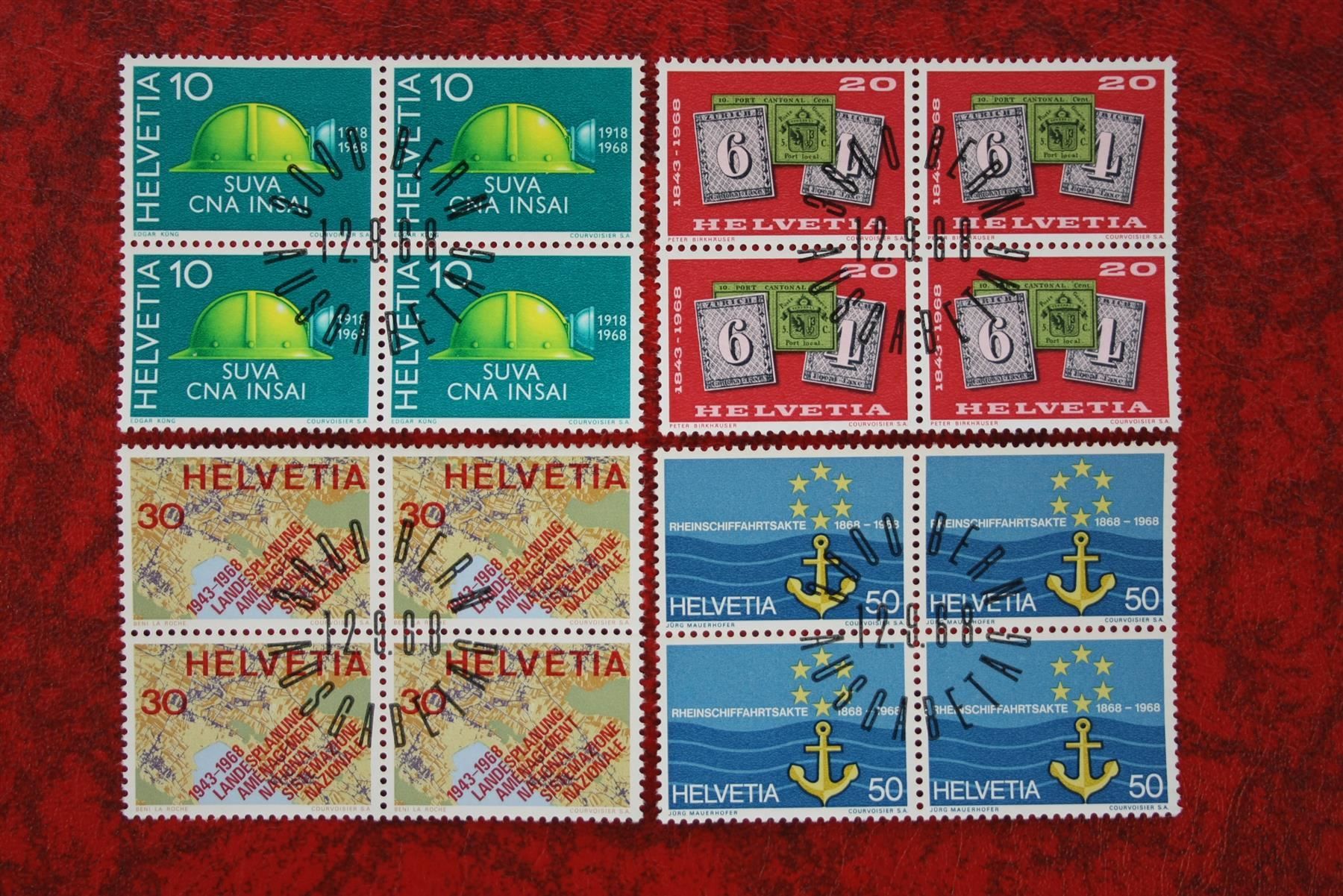 Tous les timbres: 1968: 457 - 460 Et. – D'occasion à Deitingen par Lglobi