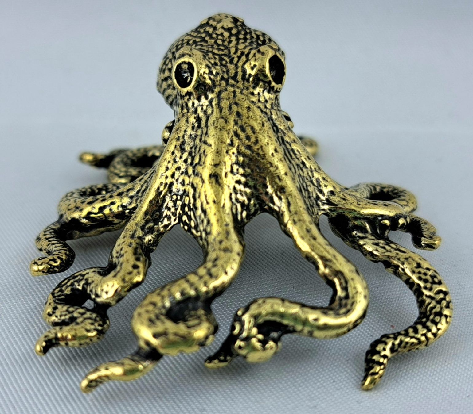 Statuette: OCTOPUS - Messing Figur - Dekoration - 6x6cm - Neu – Nuovo e nell'imballaggio originale da Grenchen venduto da Yamahwildstar16 1