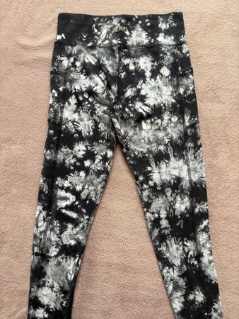DKNY Sport Leggings Damen Gr. M Batik schwarz/weiss