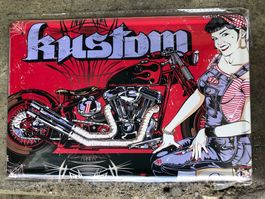 Kustom Harley Davidson pin up stp
