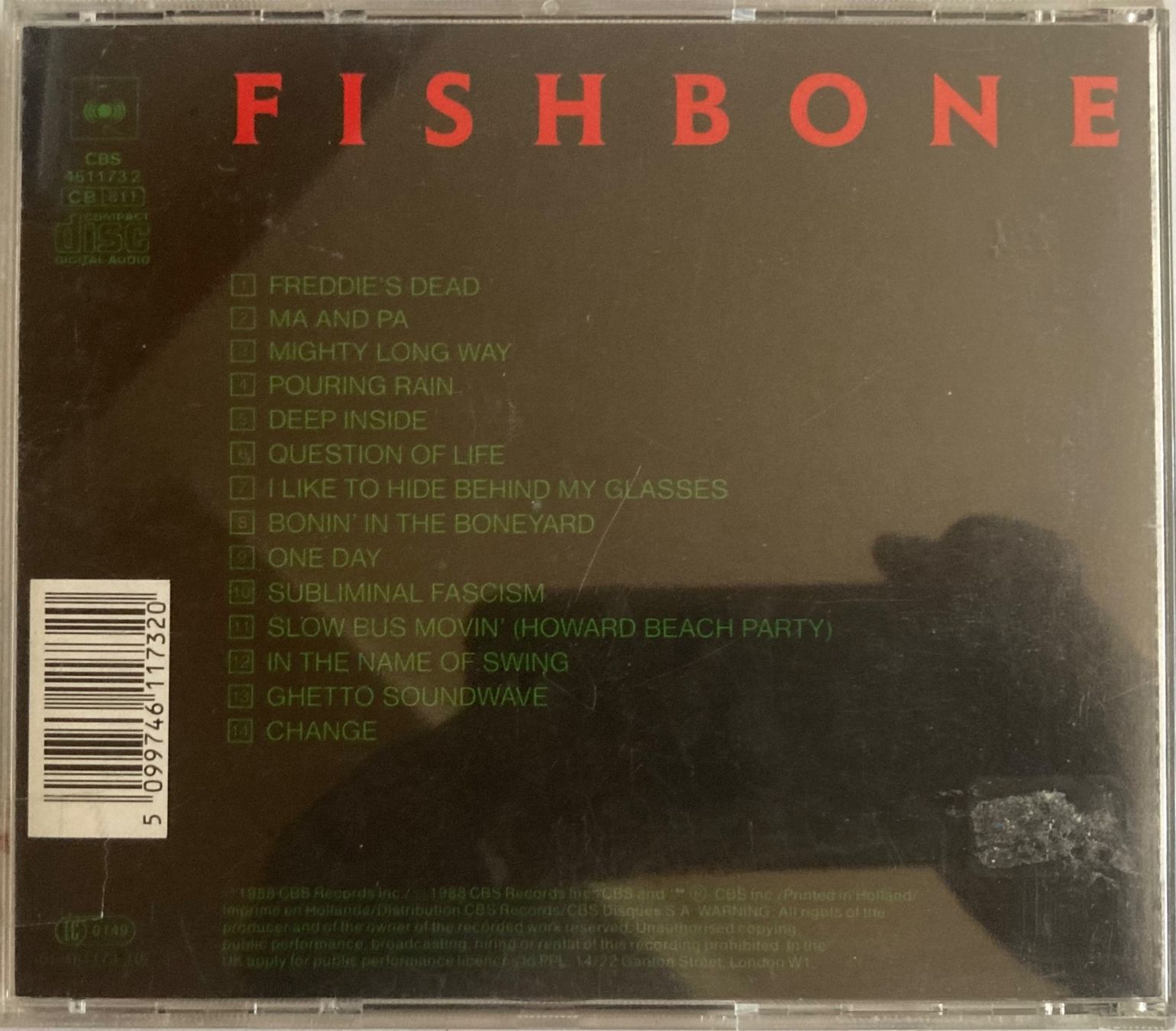 CD: FISHBONE - TRUTH AND SOUL – Usato da Poliez-Pittet venduto da Newtown-Records 1