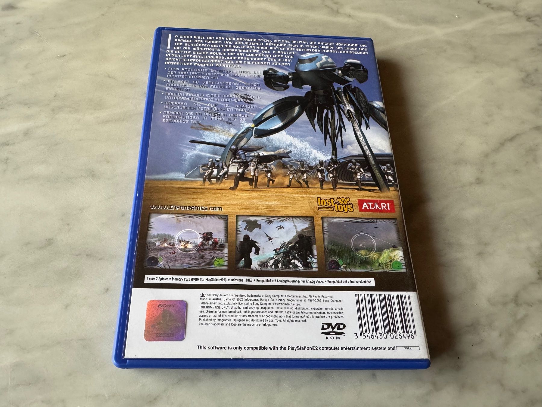 Sony Giochi: BATTLE ENGINE AQUILA SPIEL FÜR PS2 – Usato da hägendorf venduto da twilightprincess 2