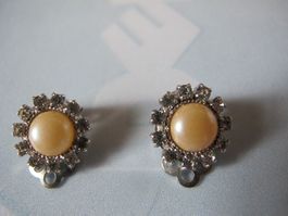 elegante Ohrclips Vintage