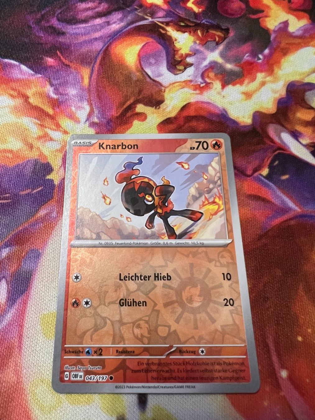 Pokémon Carte collezionabili: Knarbon (OBF 043) / Reverse Holo / Obsidianflammen – Nuovo (secondo la descrizione) da Bülach venduto da CherryBlu