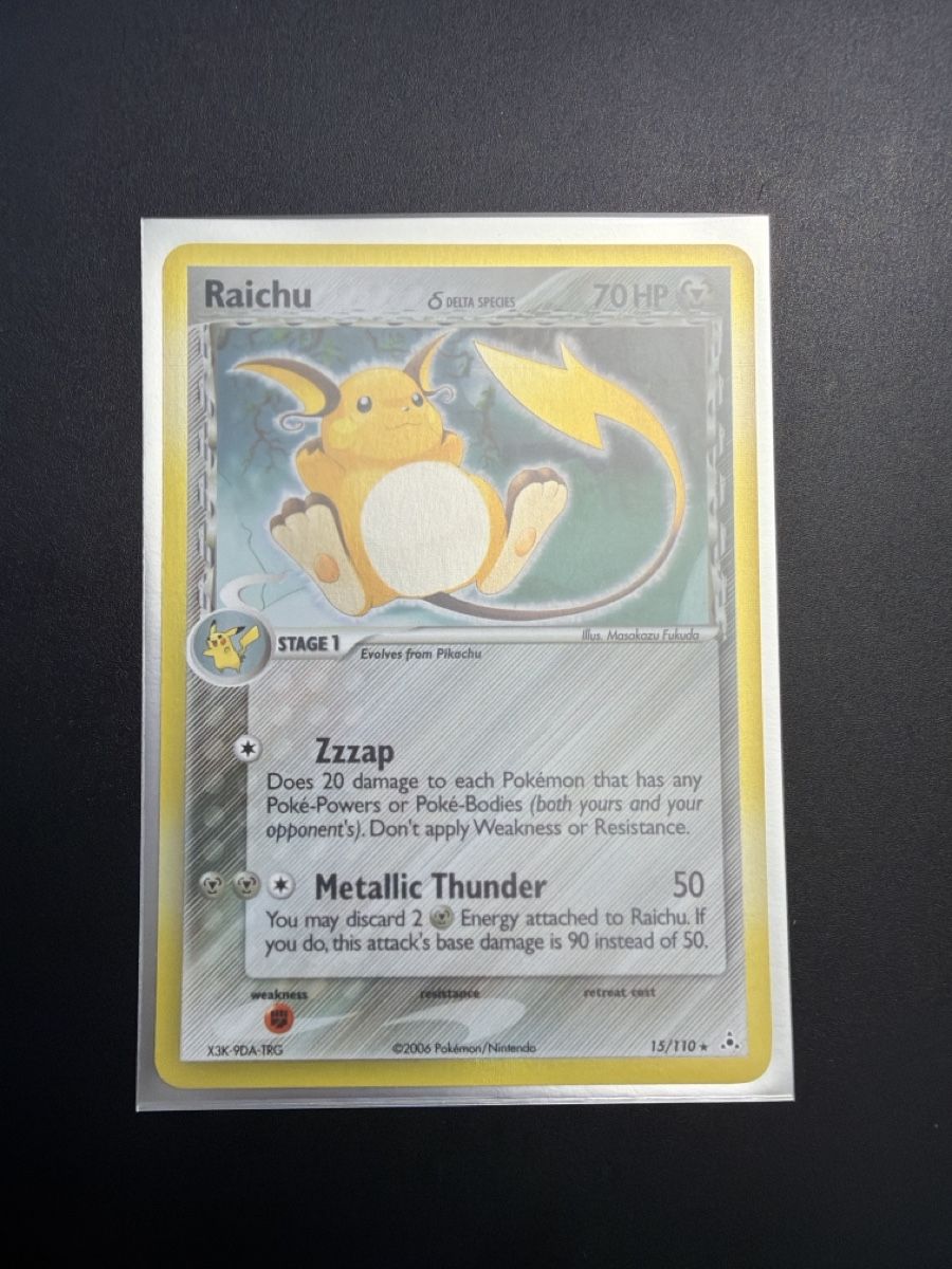 Pokémon Carte collezionabili: Raichu Delta Species 15/110 – Usato da Bioggio venduto da Iannu