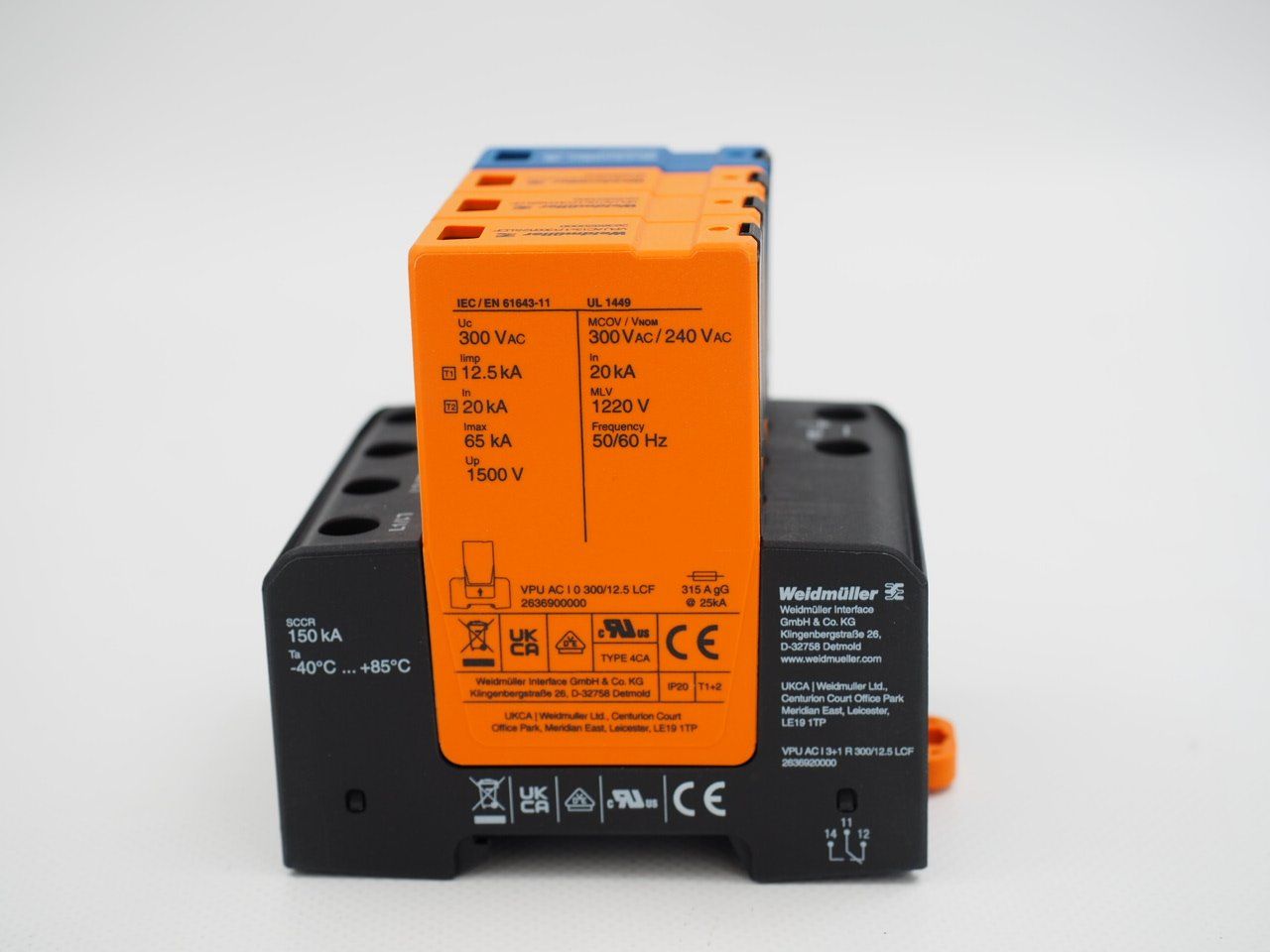 Elektronikbauteile: WEIDMÜLLER  Überspannungsableiter (20994) – Neu und originalverpackt aus Zürich von fundsachenverkauf 3