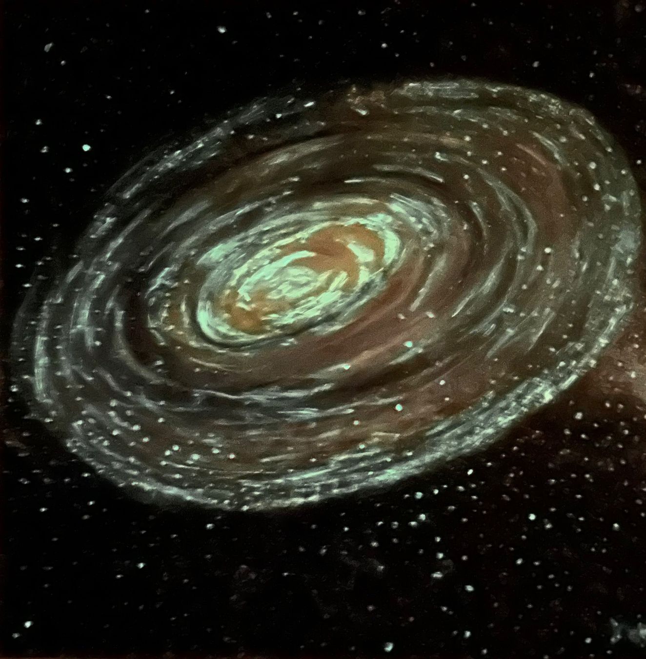 Dipinti: Galaxie Bild Oil Kunst Doks – Nuovo e nell'imballaggio originale da Beromünster venduto da dok_b8mf 4