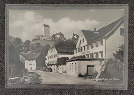 Antike Ansichtskarte Sargans Gasthaus zur Rose ca 1939