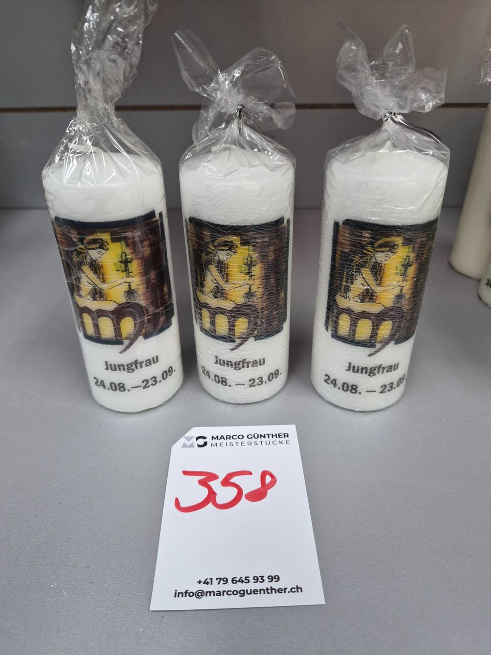Candele: 358 Posten Sternzeichen-Kerzen aus Liquidation – Nuovo (secondo la descrizione) da Derendingen venduto da Meisterstuecke