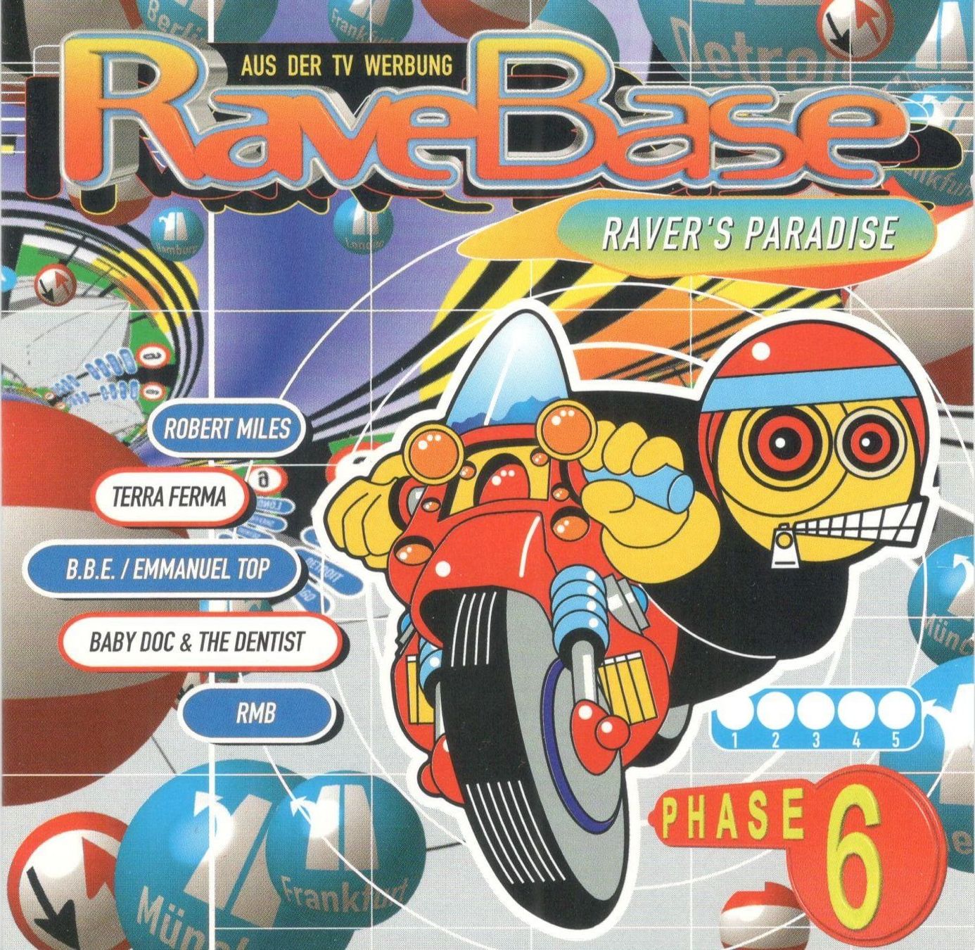 CD: RaveBase Phase 6 Rave Base Doppel CD – Usato da St. Margarethen TG venduto da ursk10