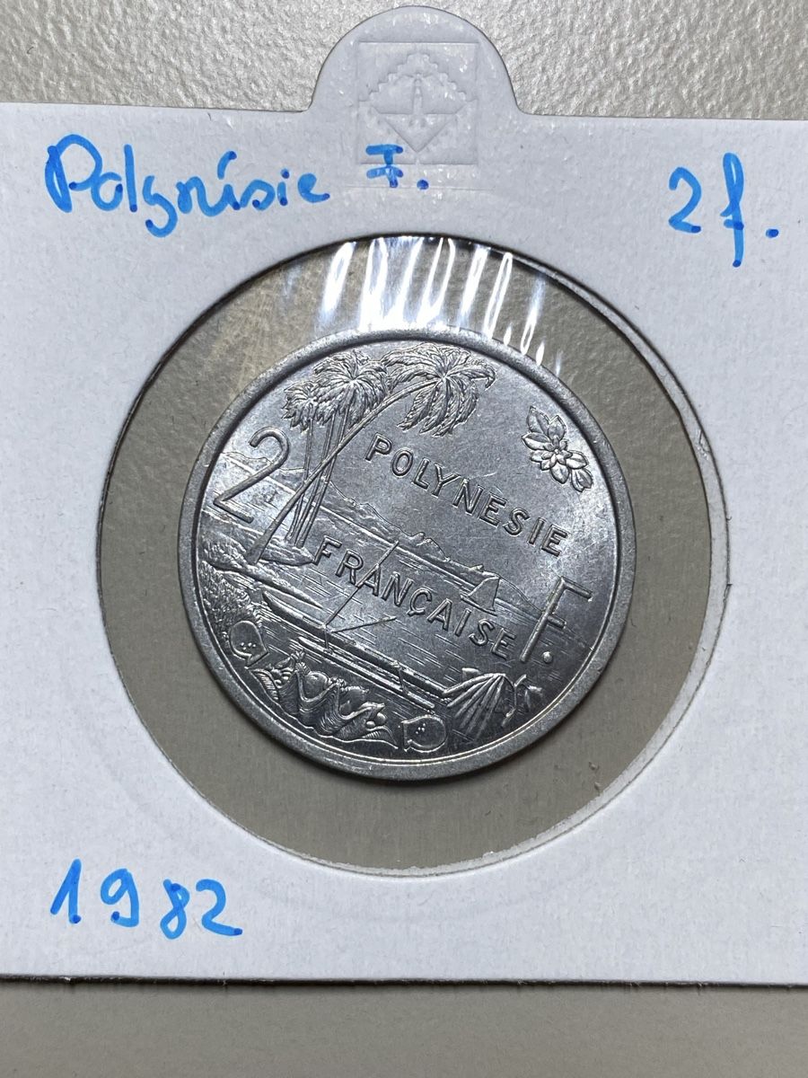 Tutti le monete: Polynésie Française - 2 francs - 1982 – Usato da Payerne venduto da Mike1682