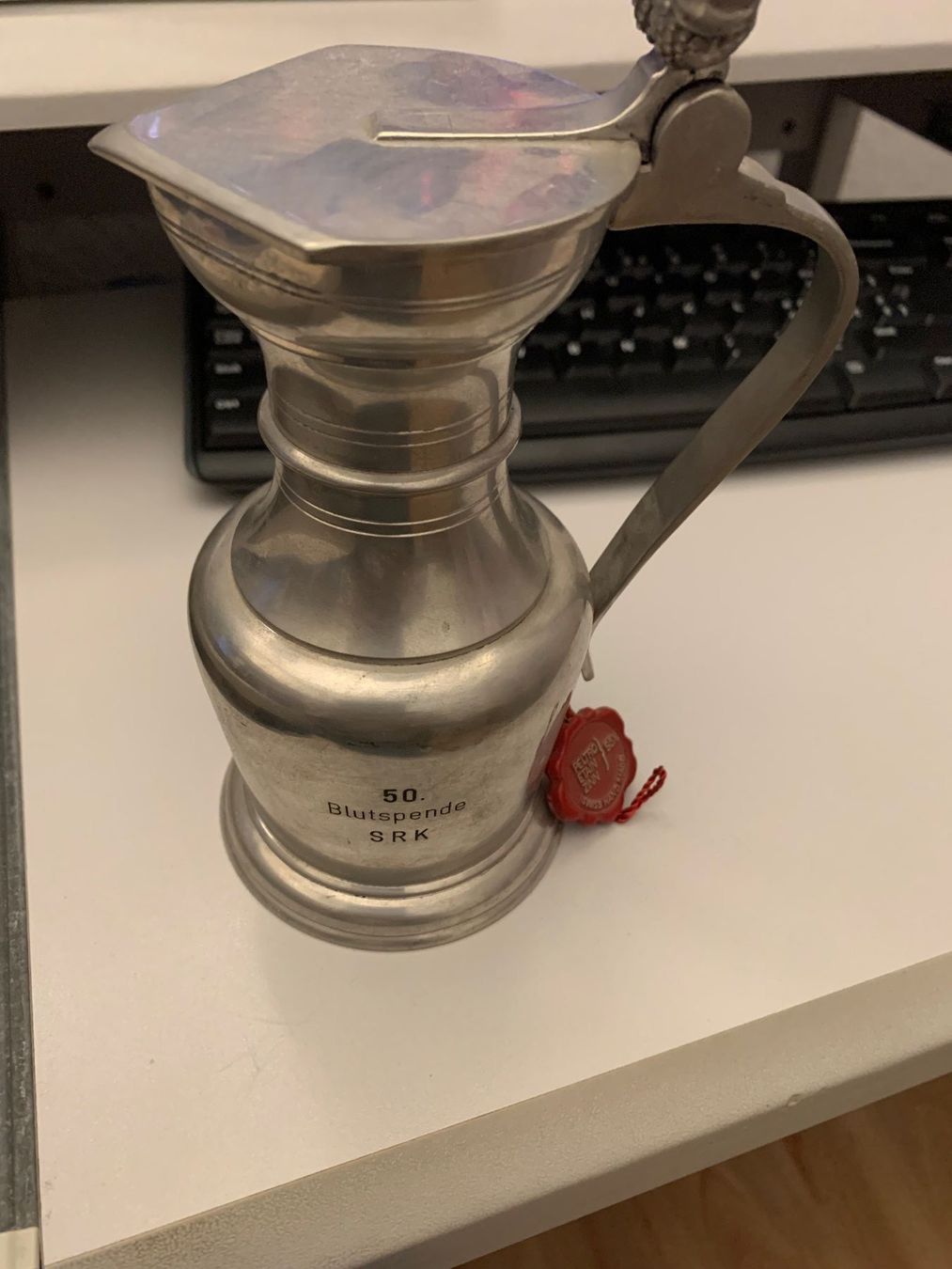 Caraffe: Waadtländer  Zinn Kanne – Usato da Worben venduto da Golftinu