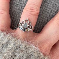 Bague Lotus - Lotus Edelstahlring