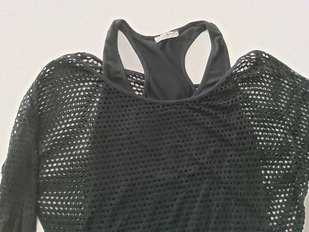 netz shirt damen