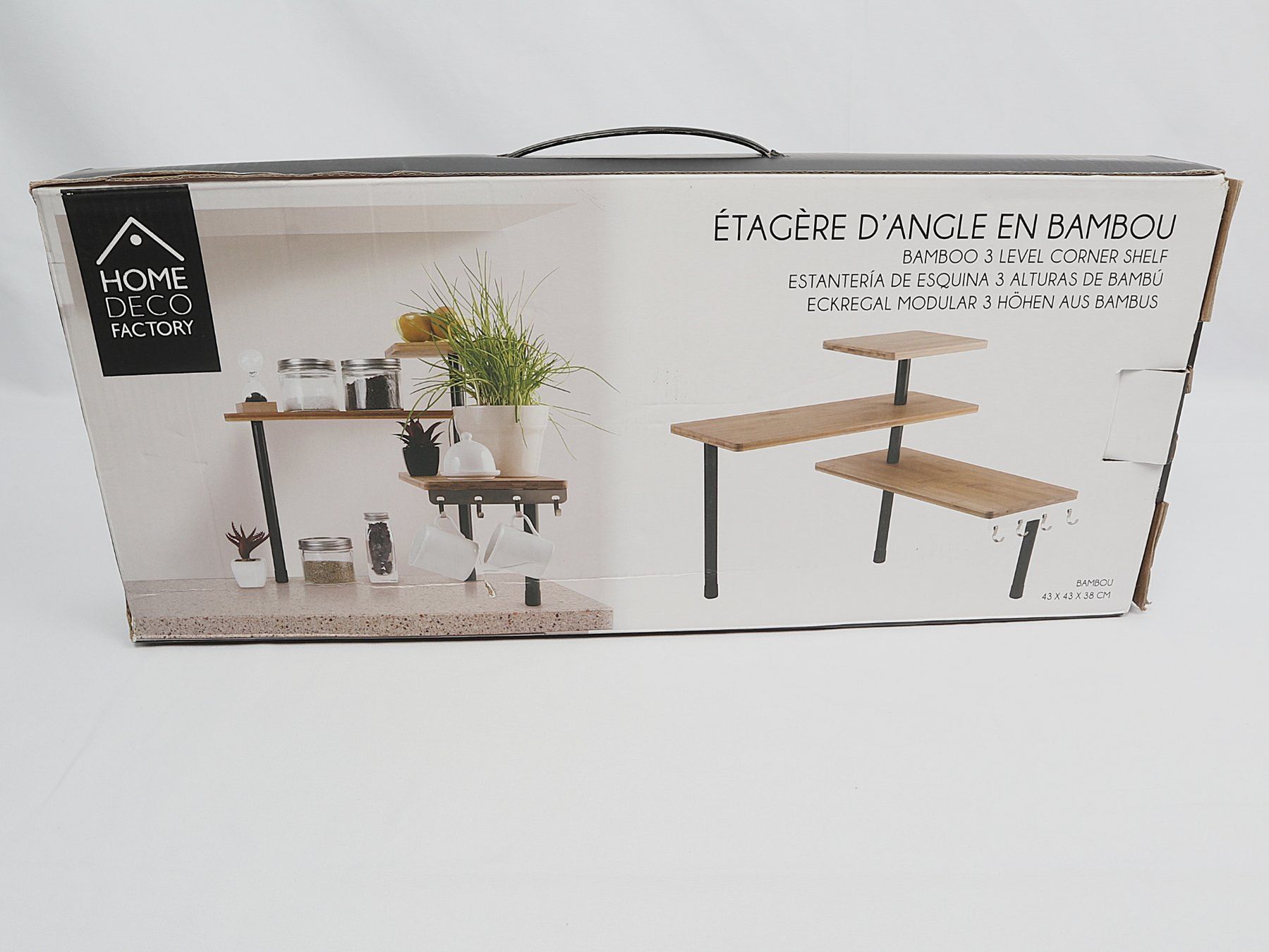 Regale: HOME DECO FACTORY Cook Concept Eckregal – Neu (gemäss Beschreibung) aus Steinen von Restwert_Steinen 1