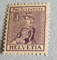 2348A) 19157 Pro Juventute Walliserin  postfrisch Kt. 15.-